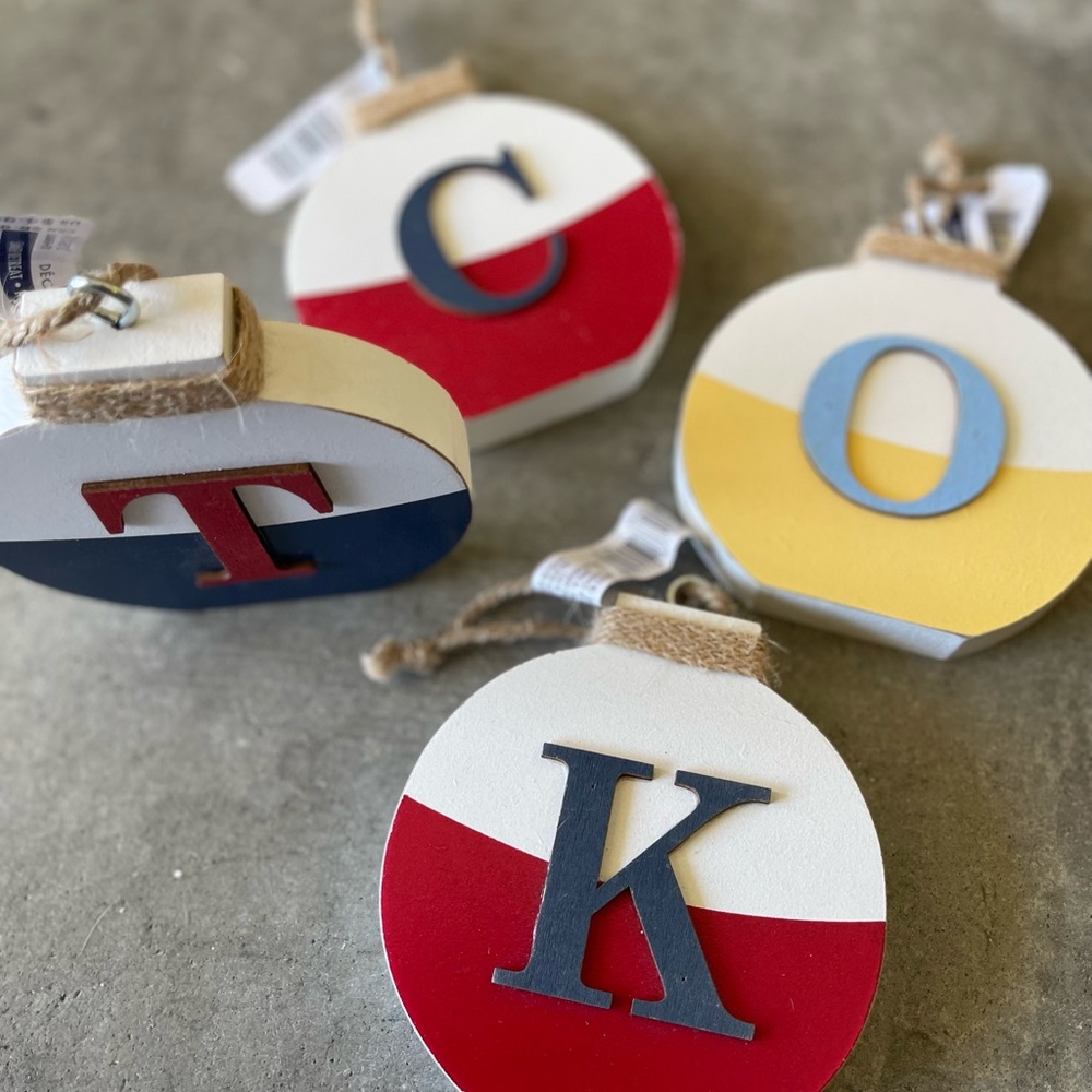 Letter ornaments